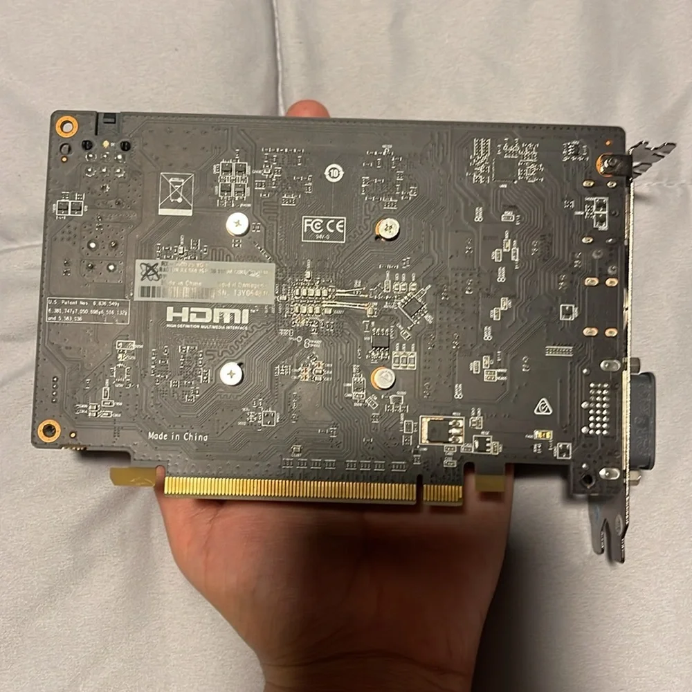 Its a AMD Radeon Rx 580 graphics card